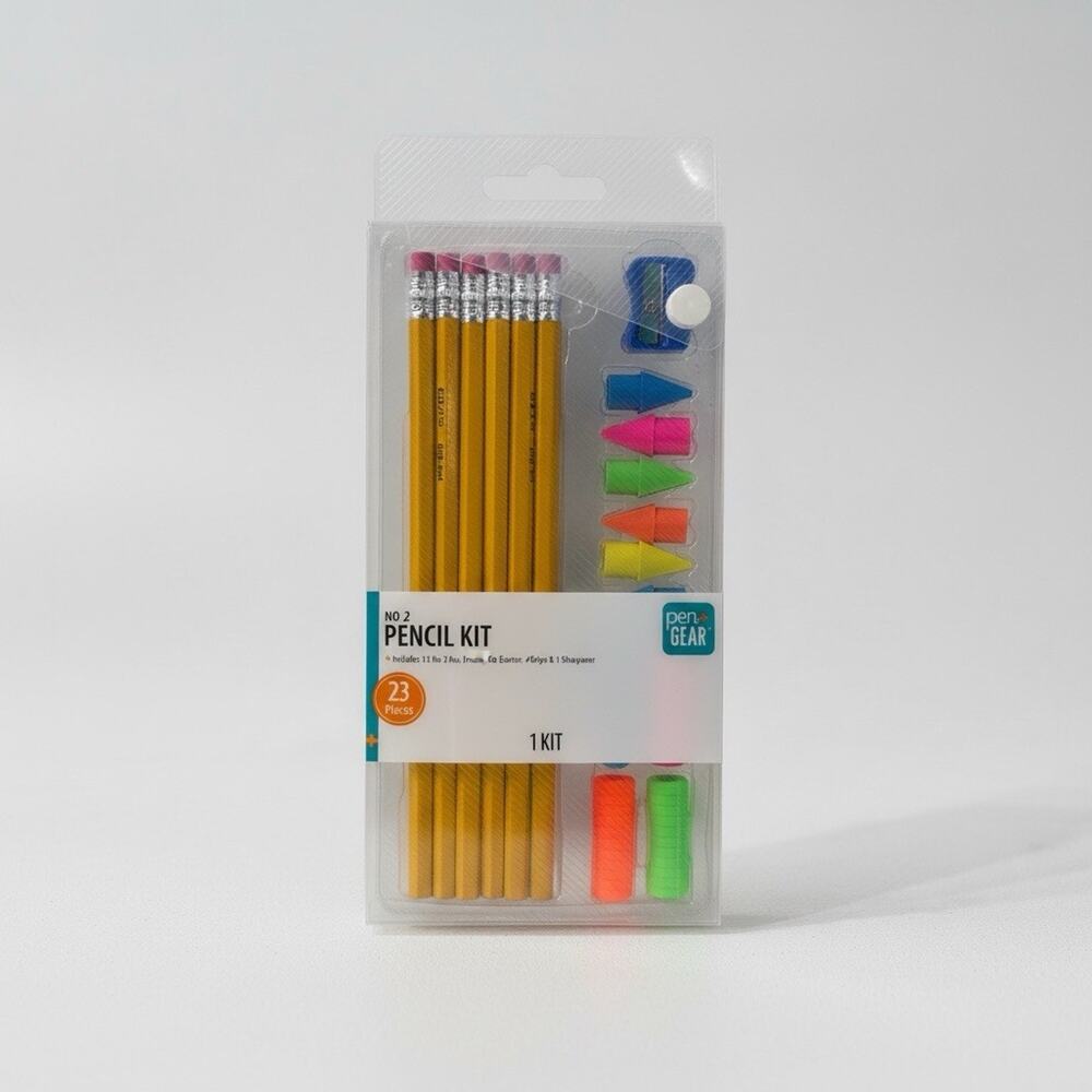 Pen+Gear No. 2 Wood Pencil Kit 23 Pieces